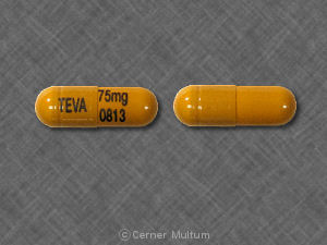 Nortriptyline hydrochloride 75 mg TEVA 75 mg 0813