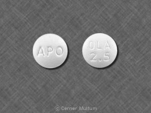 Olanzapine 2.5 mg APO OLA 2.5