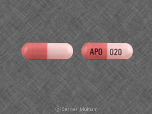 Omeprazole delayed release 20 mg APO 020