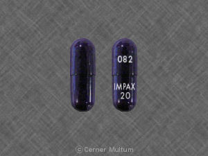 Omeprazole delayed release 20 mg 082 IMPAX 20