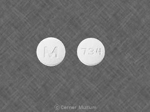 Ondansetron hydrochloride (orally disintegrating) 8 mg M 734