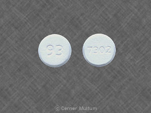 Pill 93 7302 White Round is Ondansetron Hydrochloride