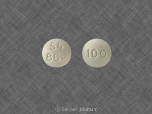 Pill 54 862 100 White Round is Oramorph SR