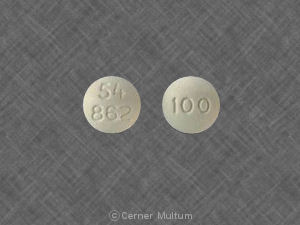 Pill 54 862 100 is Oramorph SR 100 mg
