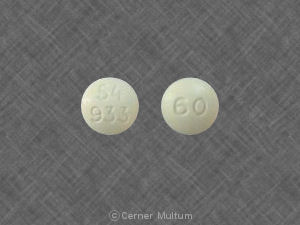 Pill 54 933 60 White Round is Oramorph SR