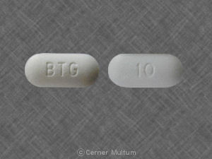 Pill BTG 10 White Capsule-shape is Oxandrin