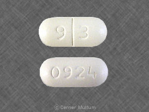 Pill 0924 9 3 White Elliptical/Oval is Oxaprozin