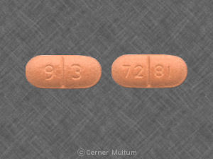 Pill 9 3 72 81 Orange Oval is Oxcarbazepine