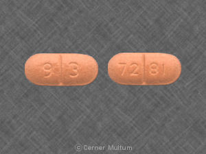 Pill 9 3 72 81 Orange Oval is Oxcarbazepine