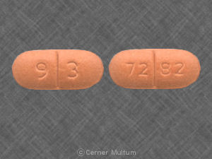 Pill 9 3 72 82 Orange Oval is Oxcarbazepine