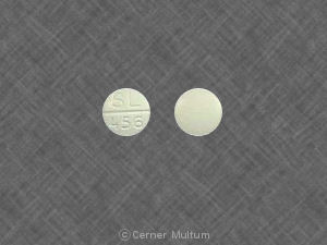 Pill SL 456 SL 456 Blue Round is Oxybutynin Chloride