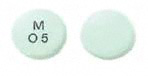 Oxybutynin chloride extended release 5 mg M O 5