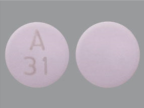 Oxybutynin chloride extended-release 5 mg A31