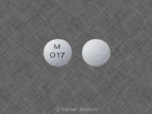 Oxybutynin chloride extended release 15 mg M O17