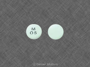 Oxybutynin chloride extended release 5 mg M O 5