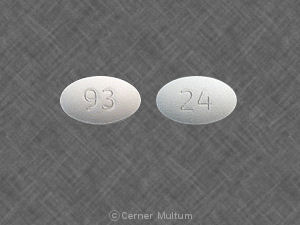 Oxycodone hydrochloride extended release 10 mg 93 24