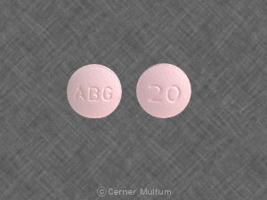 Oxycodone hydrochloride extended release 20 mg ABG 20
