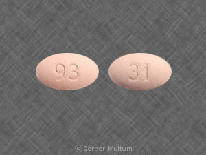 Oxycodone hydrochloride extended release 20 mg 93 31