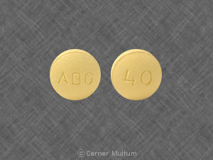 Oxycodone hydrochloride extended release 40 mg ABG 40