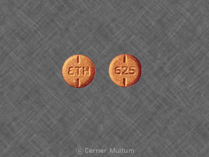 Pill ETH 625 Orange Round is Oxycodone Hydrochloride