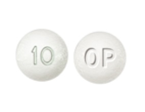 Pill OP 10 White Round is Oxycodone Hydrochloride Extended-Release