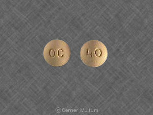 Oxycontin 40 mg OC 40