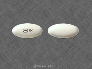 Pill a EK White Oval is PCE Dispertab