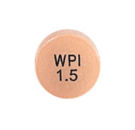 Pill Imprint WPI 1.5 (Paliperidone Extended-Release 1.5 mg)