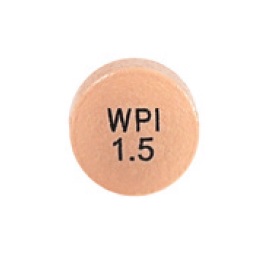 La pilule WPI 1.5 est de la palipéridone à libération prolongée 1,5 mg