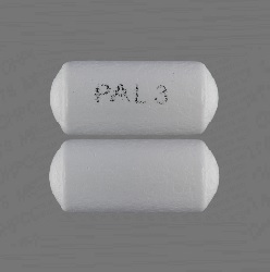 Pill PAL 3 White Capsule/Oblong is Paliperidone extended-release