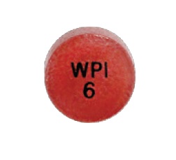 Pill WPI 6 Brown Round is Paliperidone Extended-Release