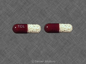 Pill TCL 019 Brown Capsule/Oblong is Papaverine Hydrochloride SR