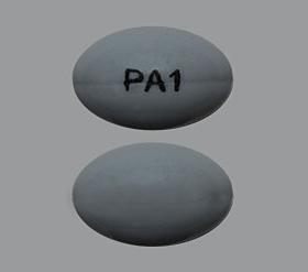 Pill PA1 Gray Oval is Paricalcitol