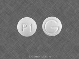 Pill P1 G White Round is Paroxetine Hydrochloride