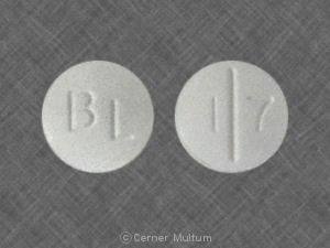Pill BL 1 7 White Round is Penicillin V Potassium