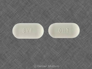 Pill BVF 0117 White Oval is Pentoxifylline