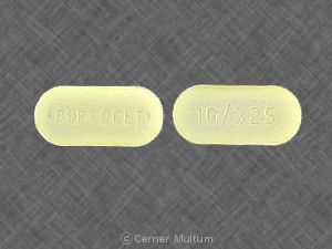 Percocet 325 mg / 10 mg PERCOCET 10/325