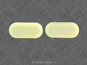 Percocet 325 mg / 10 mg PERCOCET 10/325