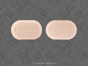 Percocet 325 mg / 7.5 mg PERCOCET 7.5/325