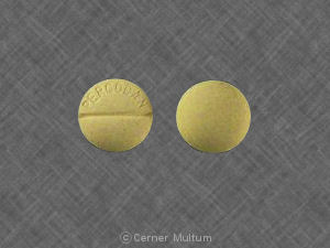 Pill PERCODAN Yellow Round is Percodan