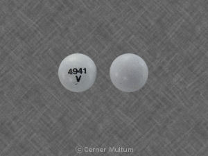 Pill 4941 V Gray Round is Perphenazine