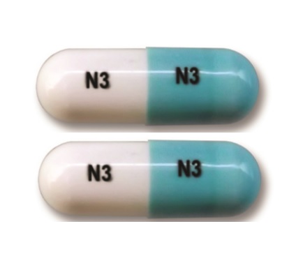 Phentermine hydrochloride 37.5 mg N3 N3