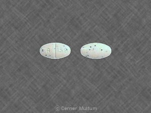 Pill A 159 White & Blue Specks Oval is Phentermine Hydrochloride