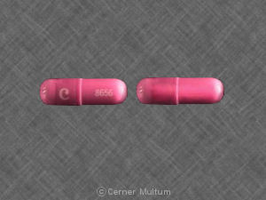 Pill C 8656 Purple Elliptical/Oval is Phrenilin Forte