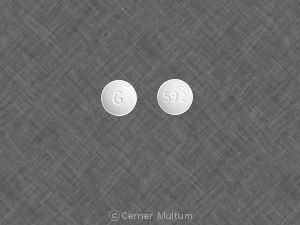 Pill G 592 White Round is Pilocarpine Hydrochloride