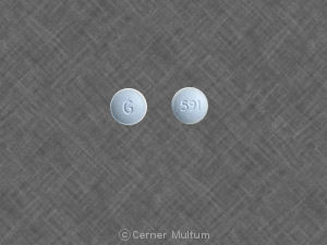 Pill G 591 Blue Round is Pilocarpine Hydrochloride