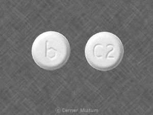 Pill Imprint b C2 (Pramipexole Dihydrochloride 0.125 mg)