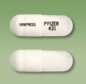 Prazosin hydrochloride 1 mg MINIPRESS PFIZER 431