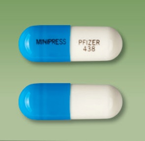 Prazosin hydrochloride 5 mg MINIPRESS PFIZER 438