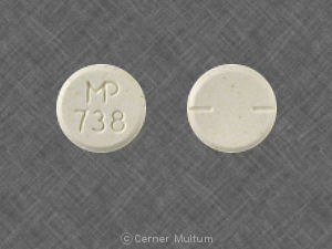Pill MP 738 Yellow Round is Primidone